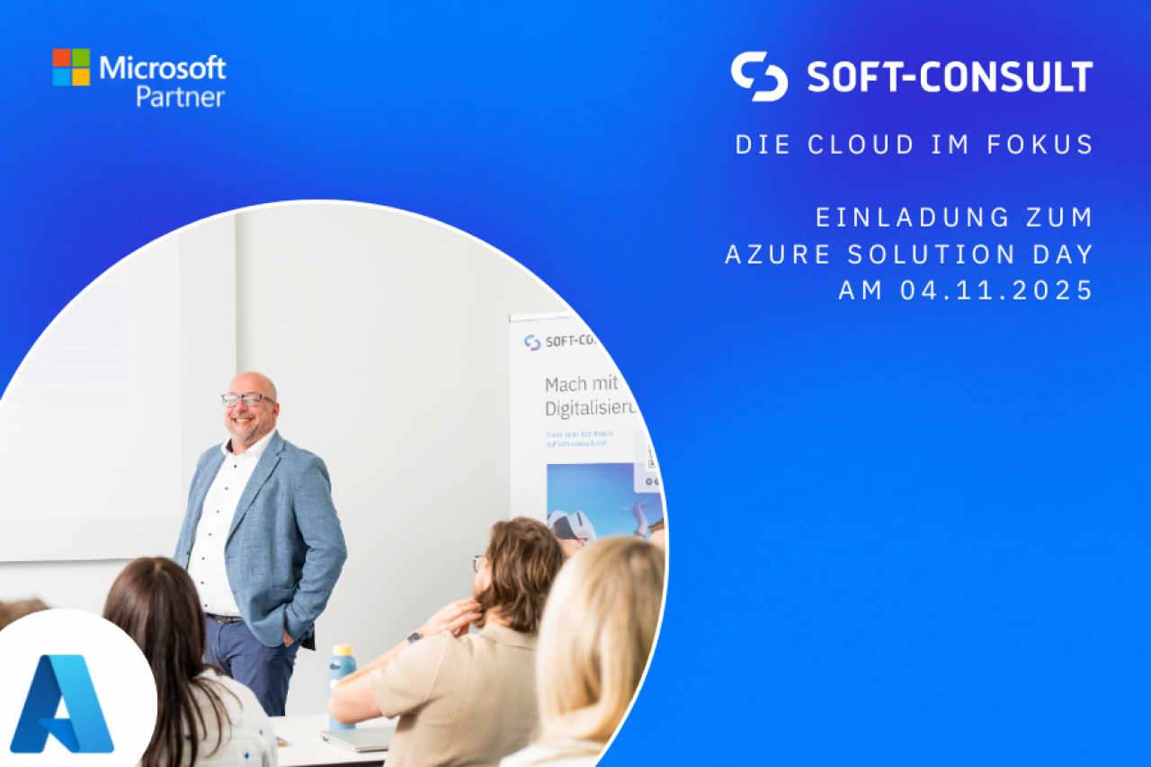 Veranstaltung Azure Solution Day am 04.11.2025 bei SOFT-CONSULT.